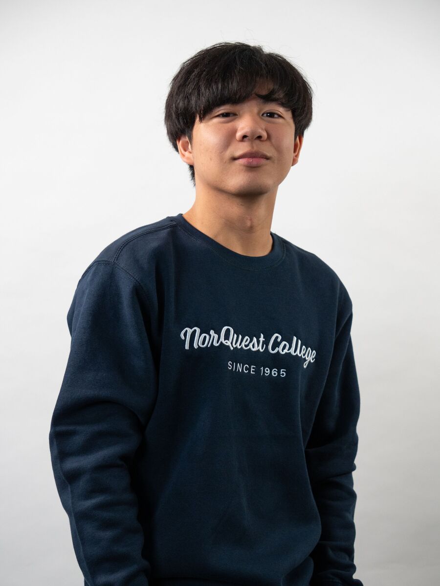 Nqc Navy Cursive Crewneck