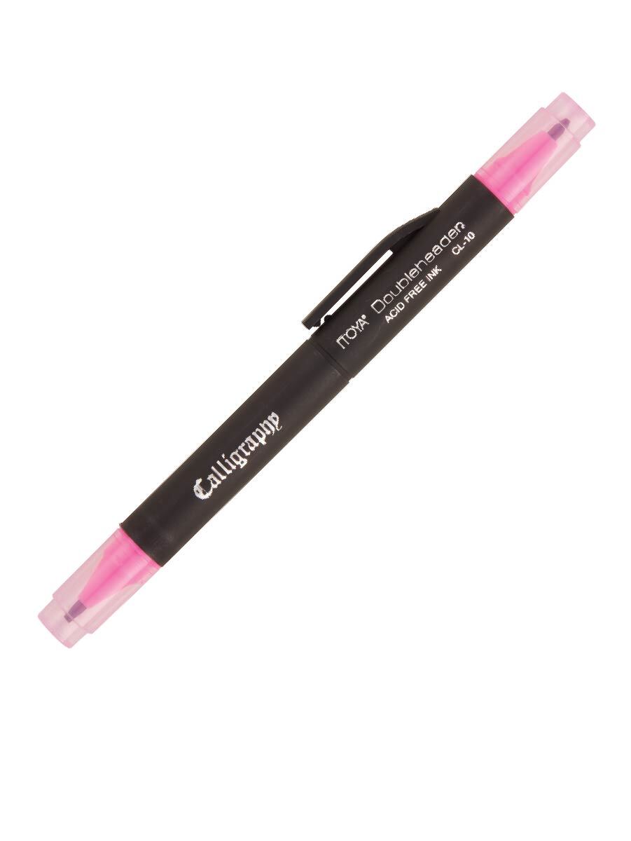 Pink Marker Calligraphy