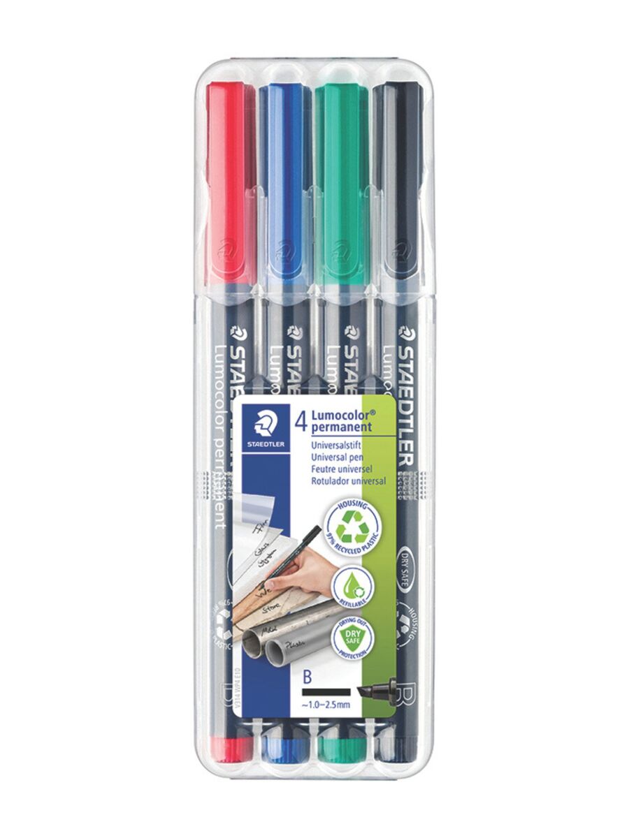 Permanent Pen Set Broad Tip