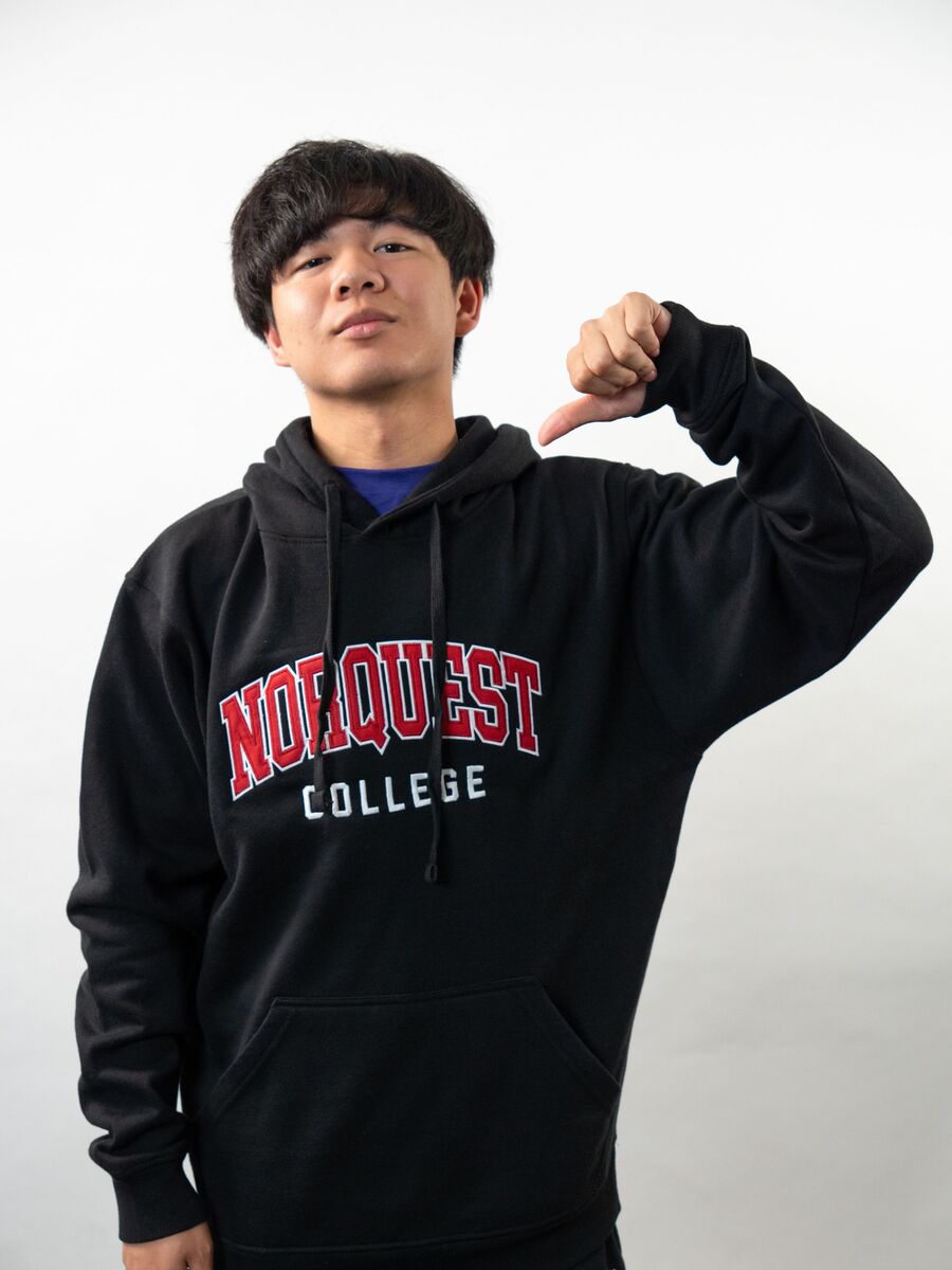 Nqc Black Varsity Hoodie