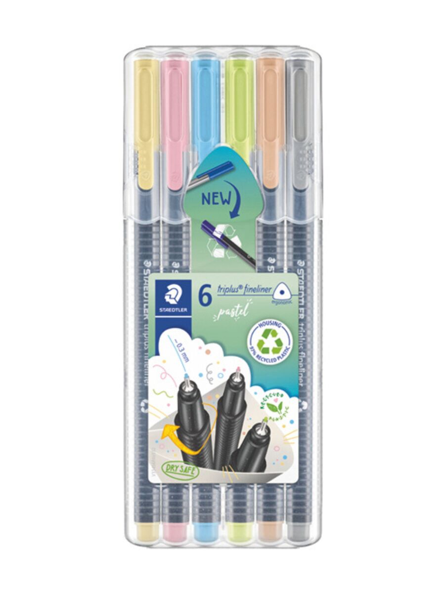 Pen Set Fine Tip (Pastel Colours)