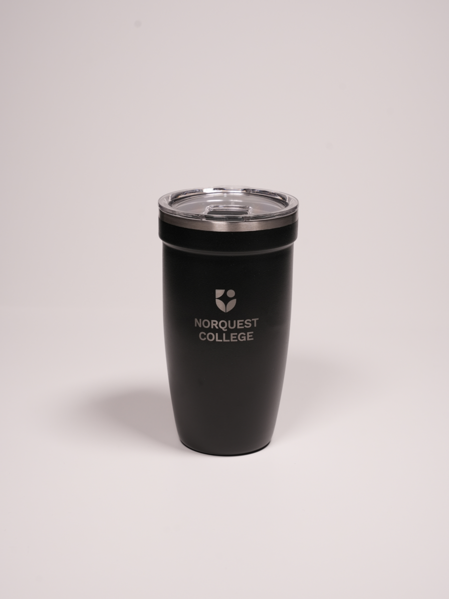 Peyto Black 16 Oz Tumbler