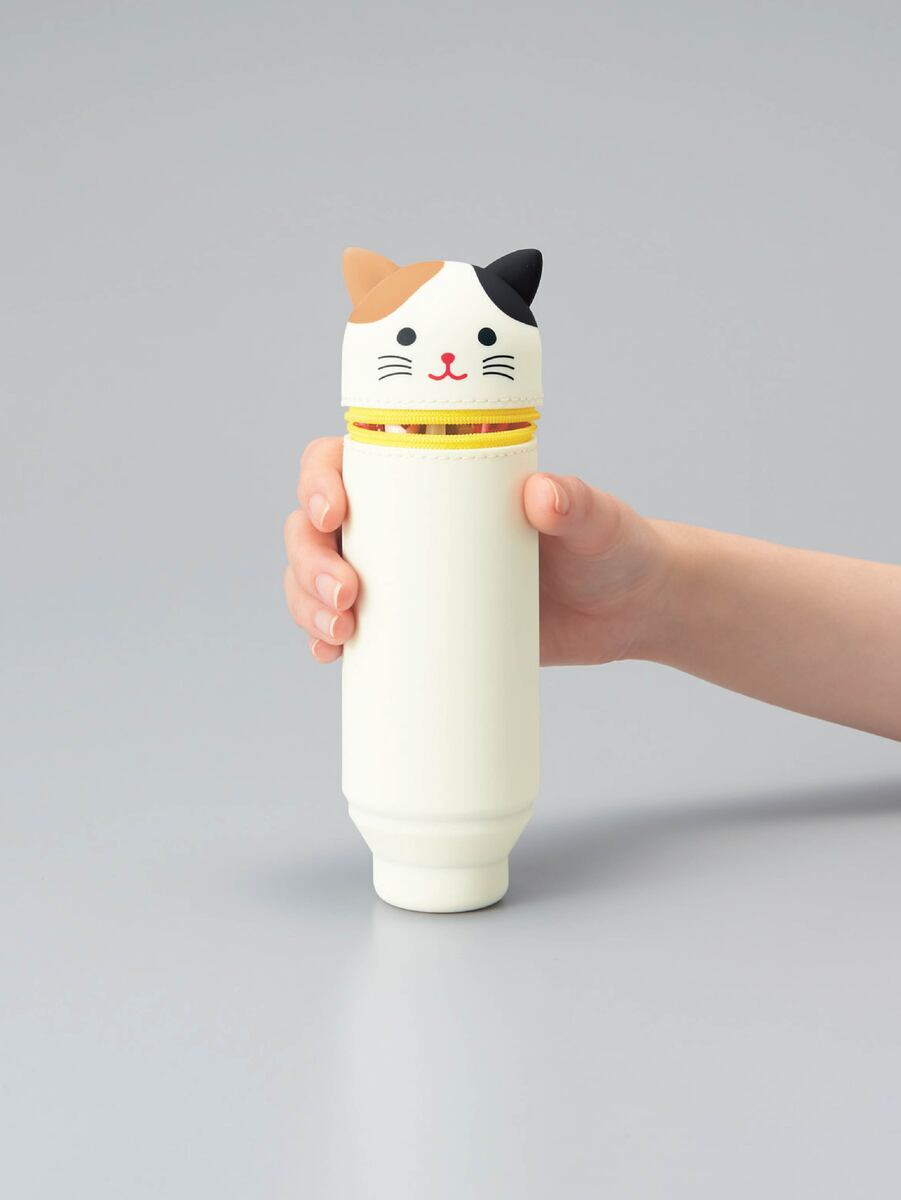 Calico Cat Stand Pen Case