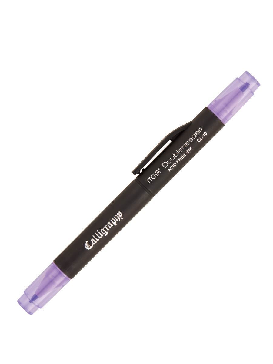 Purple Marker Calligraphy