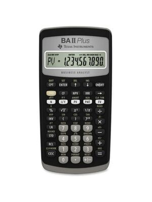 Calculator Texas Instrument Ba II Plus